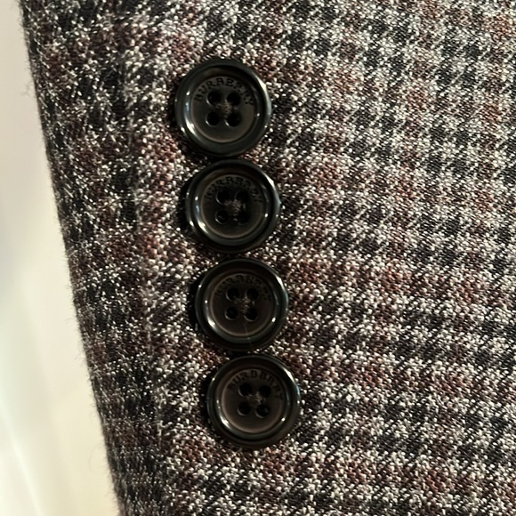 BURBERRY London Men’s Sport Coat Made in the USA 🇺🇸 52 Silk/ 48 Wool 40 SHT - Picture 4 of 13